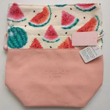 미사용 새상품 FEILER 페이러 파우치 수박 도트 복조리