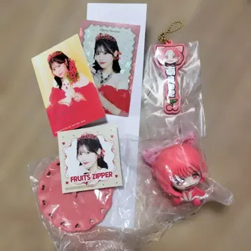 제일복권 FRUITS ZIPPER 츠키아시 아마네 피규어 참 스티커