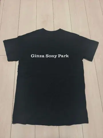 새상품급 Ginza Sony Park 한정판 T셔츠 블랙 XL 소니 긴자