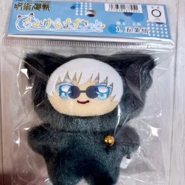 주술회전 치미케모 마스코트 봉제 인형 고죠 사토루 치미케모 고죠