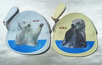 도바 수족관 랏코 메이짱 키라짱 미니 파우치 (코인 케이스) 새상품