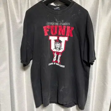 90s 테리 펑크 T셔츠 FUNK U 하드코어 프로레슬링