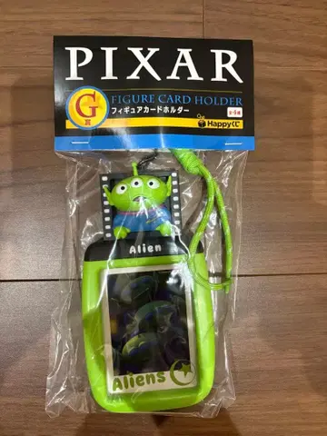 PIXAR Happy 복권 G상 피규어 카드 홀더 리틀 그린맨