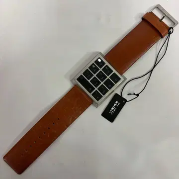 SAFE CLICK WATCH 클릭 텐키 워치 실버 x 브라운