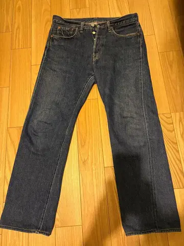 DENIME 드님 66형 데님 다크 네이비 셀비지