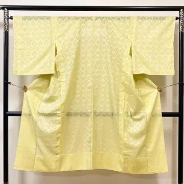 문사 장식 꽃 문양 여름 도추기 미사용품 순수 실크 가드 여름 기모노