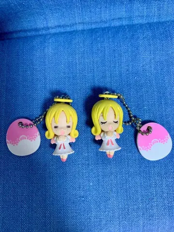 수호캐릭터! 마스코트 키링 엘르 [표정 다름] 2세트