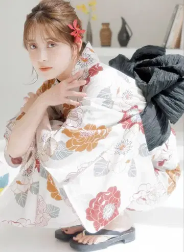 Dita 여월의 동백 유카타 5종 세트 빨간색 계열 유카타