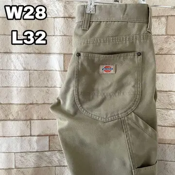 디키즈 페인터 팬츠 워크 팬츠 자수 로고 베이지 28 x 32