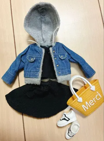 리카짱 의류 세트 백 스니커즈 포함