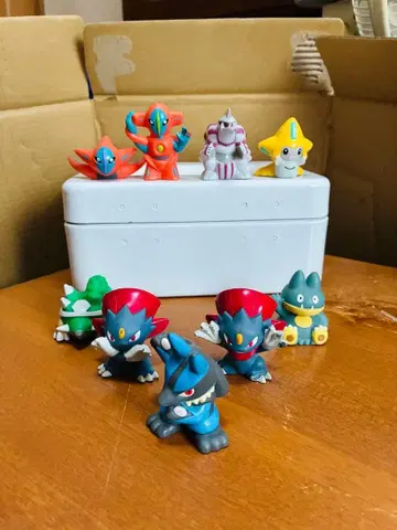 한정품 포켓몬 손가락 인형 루카리오 디오시스 지라치 포켓몬 피규어