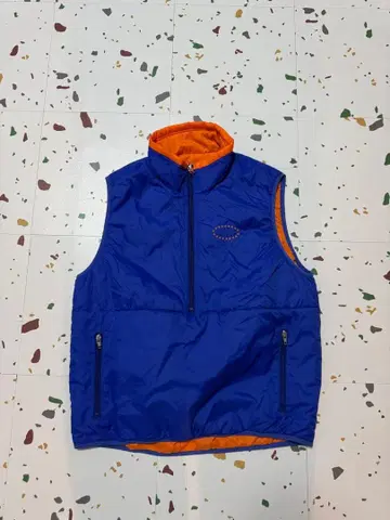 afb* 리버서블 베스트 파랑과 오렌지