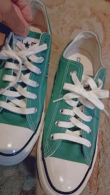 컨버스 올스타 그린 스니커즈 7
