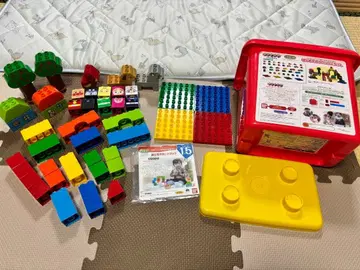 호빵맨 첫 블록 바케스 L (덤 포함) & 두근두근 호빵맨 펀치