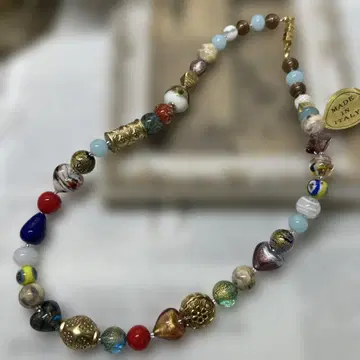 이탈리아제 베네치아 유리 목걸이