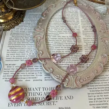 이탈리아제 베네치아 유리 목걸이 448