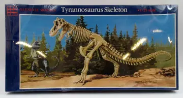 레즈 1/25 스케일 티라노사우루스 스켈레톤 파랑 상자판