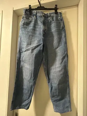 리바이스 레드 하이 루즈 테이퍼 데님 28