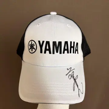 YAMAHA 메쉬 캡 후지타 히로유키 사인 포함