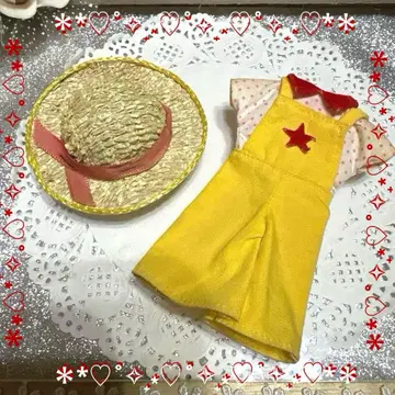 2대*초대 리카짱 size 오버롤*초대 original 밀짚모자