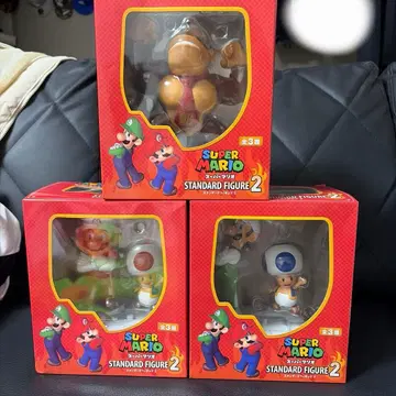 슈퍼 마리오 스탠다드 피규어 2 3종 세트