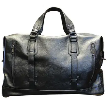 보스턴 백 남성용 대용량 출장 출퇴근 여행 합성 피혁 인조 가죽 가죽