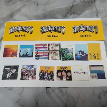 andymori 스티커 Youth Records 레어 자켓 사진