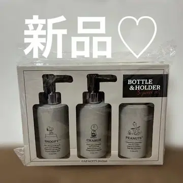 스누피 디스펜서 바디 소프 샴푸 린스 스누피 보틀 &