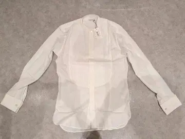 미사용 새상품 dries van noten 화이트 밴드 카라 셔츠