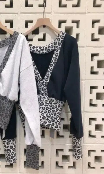 77circa x Ray beams LEOPPARD 2way 맨투맨