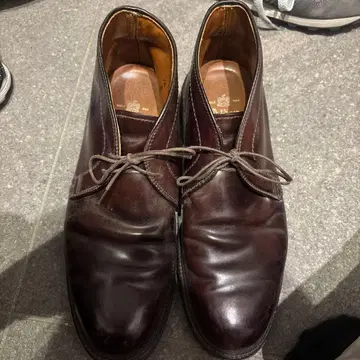 Alden New England 처카 부츠 다크 브라운