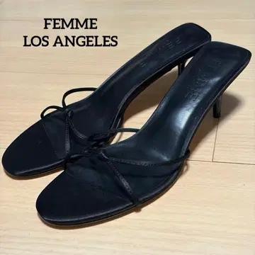 헤일리 비버 착용 새상품 FEMME LOS ANGELES 샌들 힐