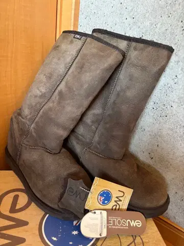 emu 무통 부츠 남성용 다크 브라운 브라운 새상품급