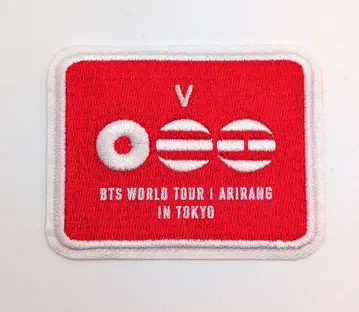 BTS ARIRANG WORLD TOUR V 와펜 스티커 도쿄