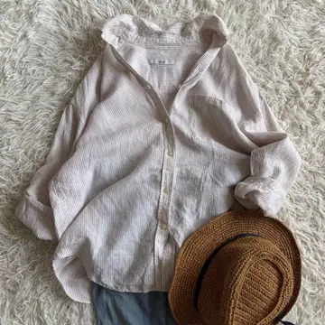 [ 저널 스탠다드 리룸 ] 프렌치 린넨 빅 스키퍼 셔츠 프리