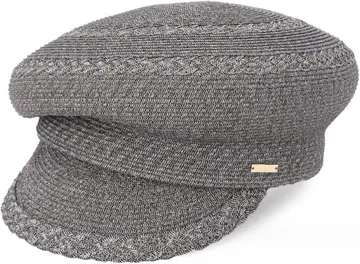 새상품 CA4LA 카시라 비대칭 짚신 헌팅 캡 스트로우 햇