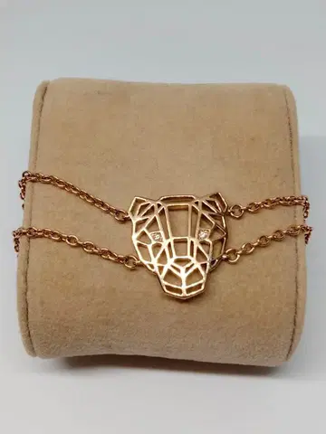 미사용 Just Cavalli 저스트 카발리 팔찌 핑크 골드