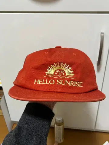 HELLO SUNRISE 캡 오렌지