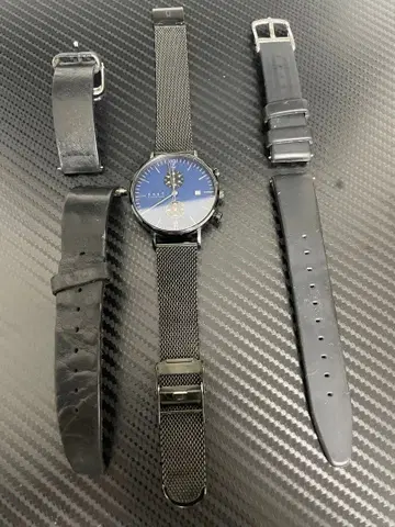 노트 Knot 쿼츠 크로노그래프 손목시계