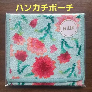 새상품 페이러 러브리 카네이션 손수건 파우치 (WEB 한정판)