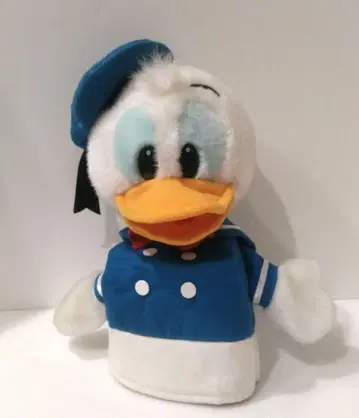 디즈니랜드 도널드 덕 퍼펫 봉제 인형 도날드 레트로