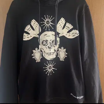 Alexander McQueen 블랙 후드티