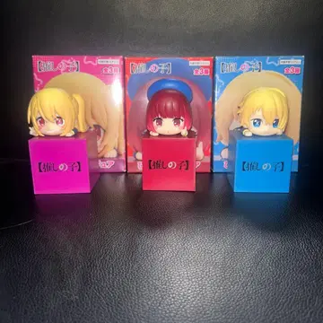 [최애의 아이] 히카케 피규어 3종 세트 루비, 아쿠아, 아리마 카나