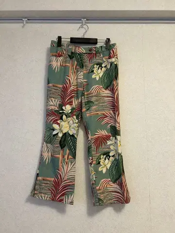 [ Leilani ] 카프리 팬츠 크롭 팬츠 하와이안