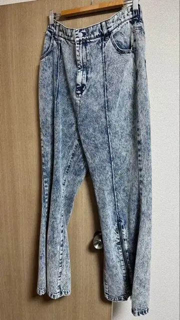 cussil 쿠실 플레어 데님 팬츠 L 사이즈 블루