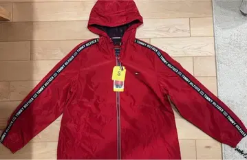 1co60 TOMMY HILFIGER 후드 부착 나일론 자켓 S 레드