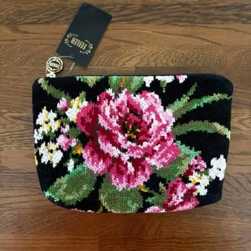 페이러 파우치 꽃무늬