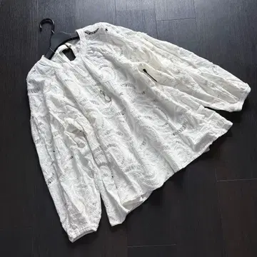 새상품 스콧 클럽 Ample 면 100% 고급 메쉬 자수 풀오버 야마다야