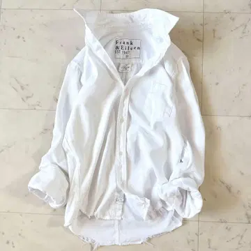 새상품급 프랭크앤아이린 BARRY 발리 크러쉬 데님 셔츠 S