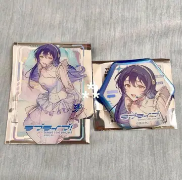 러브 라이브! 소노다 우미 TOPPA BASE AKIBA 캔뱃지 카드